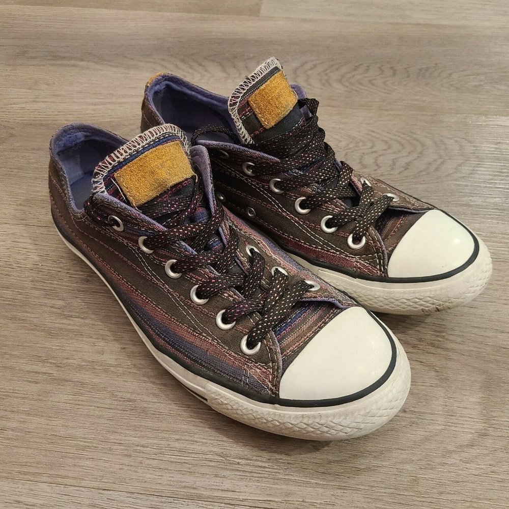 Converse All Star Ox Low Periwinkle/Acorn Unisex Sneakers 148845F Women 10 Men 8